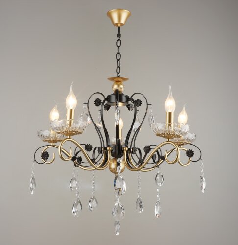 ВР-NH4754/5 BK+GD D600*H560/H830мм (1) светильник [01101614] ВР-NH4754/5 BK+GD D600*H560/H830мм (1) светильник потолочный