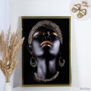 733580 (в уп.18шт.) - Картина 50х70см. Африканка / [01111415]