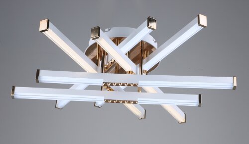 ВР-YH837/6 WT+GD 78W 3000+6500K диммер (1) светиль [01105505] ВР-YH837/6 WT+GD 78W 3000+6500K диммер (1) светильник потолочный