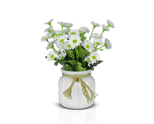 Цветочная композиция Ромашки, размер: высота 25 см [01102066] Цветочная композиция Ромашки, размер: высота 25 см, ширина 25 см., материал: керамика. РУЧНАЯ РАБОТА