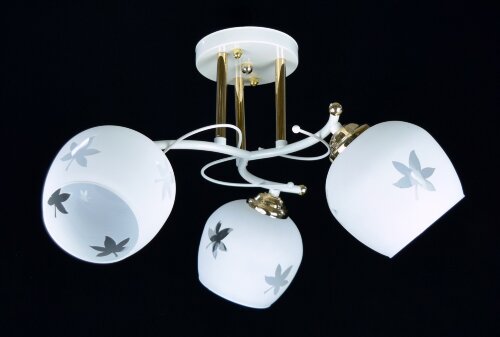 С-YX8620/3 WT+GD (4) АКЦИЯ светильник потолочный [01096354] С-YX8620/3 WT+GD (4) АКЦИЯ светильник потолочный