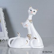 708628 (в уп.24шт.) - Статуэтка Кошки 21см / B2456 [01106907]