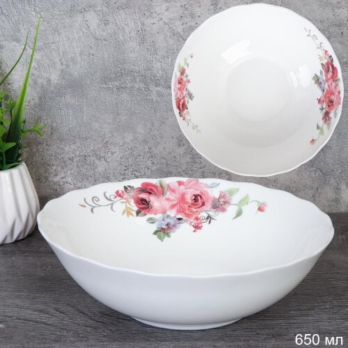 735509 (в уп.8наб.) - Салатник глубокий 650мл, 175 [01110797] 735509 (в уп.8наб.) - Салатник глубокий 650мл, 175мм, набор 6шт. /HW70 (2024)/, материал: стеклокерамика.