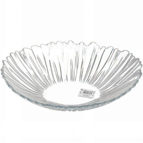 10611SLB (в уп.6шт.) - Салатник из упроч.стекла Ав [01097607] 10611SLB (в уп.6шт.) - Салатник из упроч.стекла Аврора 330*264мм. б/у (рифленое стекло)