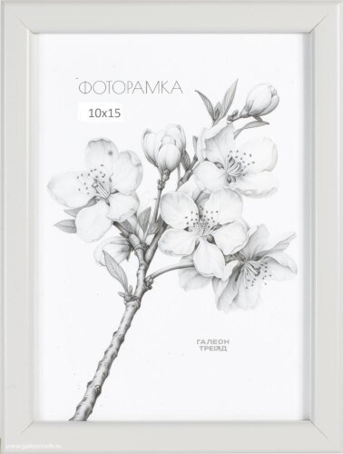 633751 (в уп.10шт.) - Фоторамка 10x15см. / 1503-01 [01111292] 633751 (в уп.10шт.) - Фоторамка 10x15см. / 1503-015 /, материал: пластик, стекло, двп.