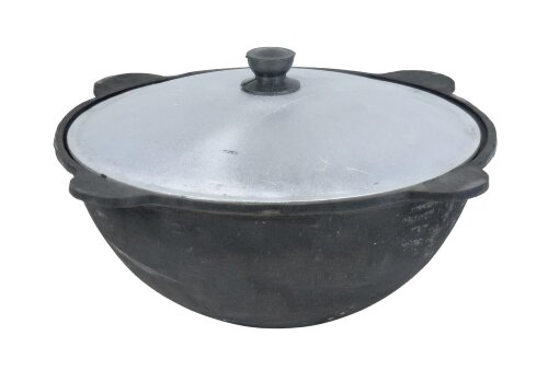 2К-Х069 (в уп.1шт.) - Казан 10л, чугунный с крышко [01049296] 2К-Х069 (в уп.1шт.) - Казан 10л, чугунный с крышкой, круглое дно.