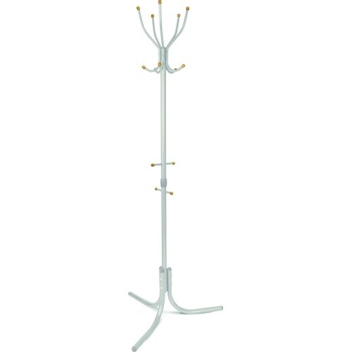 319630-РСВ (в уп.10шт.) - Вешалка напольная ВК5Д/С [01093307] 319630-РСВ (в уп.10шт.) - Вешалка напольная ВК5Д/С серый, габариты (ДхШхВ), 600х600х1800мм, кол-во крючков 5шт. Масса 3,3кг, материал: стальная труба с порошковым покрытием с наконечниками из массива дерева.