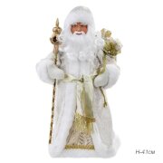 669819 (в уп.1шт.) - Фигурка Дед Мороз В золотисто [01054272]