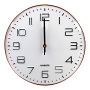 698438 (в уп.30шт.) - Часы настенные D=30см./ 202W [01101943]