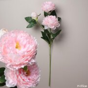 739866 (в уп.24шт.) - Цветок искусственный Пион ро [01111626]