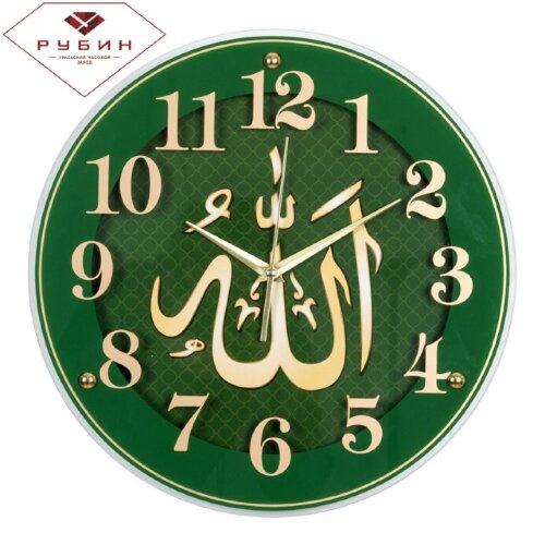 4040-104 (в кор.5шт.) - Часы настенные круглые "Мо [01090908] 4040-104 (в кор.5шт.) - Часы настенные круглые "Молитва" "Рубин", корпус чёрный, размер: диаметр 39см, материал: пластик, стекло, кварцевый механизм, плавный ход.