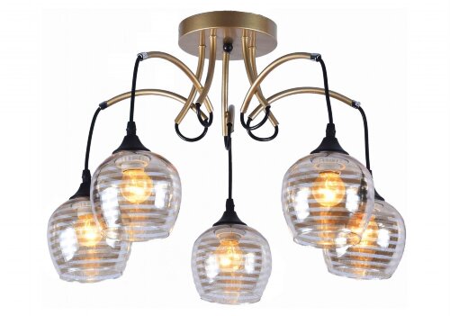 МС-XA1117B/5 GD+BK (4) светильник потолочный [01102396] МС-XA1117B/5 GD+BK (4) светильник потолочный