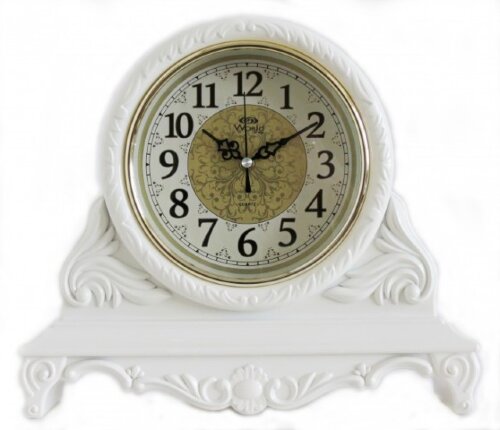 3823-R W (в кор.10шт.) - Часы настольные WORLD, ра [01089860] 3823-R W (в кор.10шт.) - Часы настольные WORLD, размер: 310*340*75мм, кварцевый механизм плавного хода от бат АА, материал: пластик, стекло.