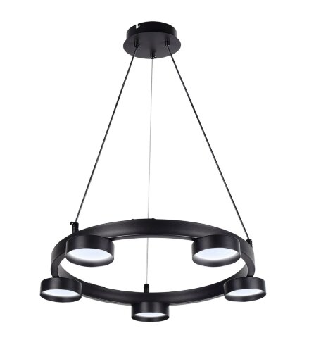 PRD-P 0892R/5 BK D450*H1000мм патрон: GX53 лампочк [01109786] PRD-P 0892R/5 BK D450*H1000мм патрон: GX53 лампочки в комплект не входят (5) светильник потолочный