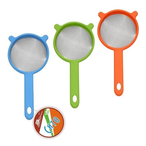 215389-РСВ (в уп.1шт.) - Сито 10см "Эконом" (алюм, [01107729] 215389-РСВ (в уп.1шт.) - Сито 10см "Эконом" (алюм, пласт) 3 цв NEW, 11.81