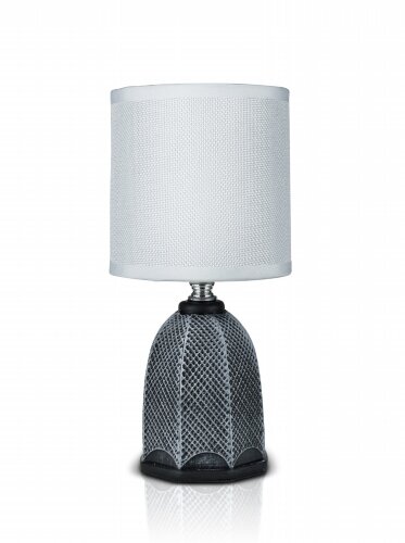 В-HS8498 black+white shade, размер: 130*130*270мм [01103934] В-HS8498 black+white shade, размер: 130*130*270мм (24) светильник настольный