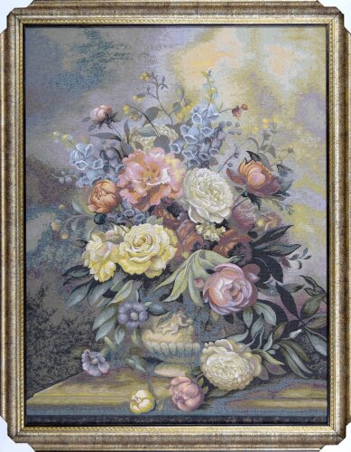 80*110 Пионы Картина гобелен [01087613] 80*110 Пионы Картина гобелен