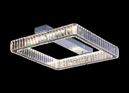 БЖ522/600*1 CR Led 3000+4000+6500K, 192W, диммер, [01110877] БЖ522/600*1 CR Led 3000+4000+6500K, 192W, диммер, хрусталь К9, размер: 600*600*130мм (1) светильник потолочный