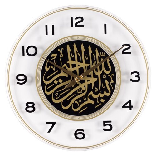 4041-029 (5) Часы настенные из стекла d-39 см, отк [01108132] 4041-029 (5) Часы настенные из стекла d-39 см, открытая стрелка, "Мусульманские" Рубин