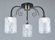 С-YX8681/3 BK+AB (4) АКЦИЯ светильник потолочный [01095851]