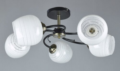 С-YX8688/5 BK+AB (4) АКЦИЯ светильник потолочный [01095882] С-YX8688/5 BK+AB (4) АКЦИЯ светильник потолочный