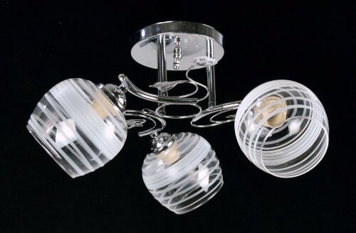 ДС9865B/3 CR (4) светильник потолочный [01101445] ДС9865B/3 CR (4) светильник потолочный