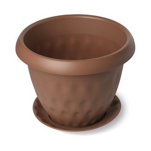 170006-РСВ (в уп.14шт.) - Горшок для растений &quot;Роз [01095138] 170006-РСВ (в уп.14шт.) - Горшок для растений "Розетта" 2,8л. Д200 с поддоном С127 Барнаул