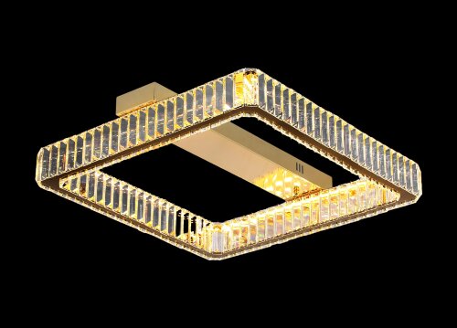 БЖ522/600*1 GD Led 3000+4000+6500K, 192W, диммер, [01110876] БЖ522/600*1 GD Led 3000+4000+6500K, 192W, диммер, хрусталь К9, размер: 600*600*130мм (1) светильник потолочный
