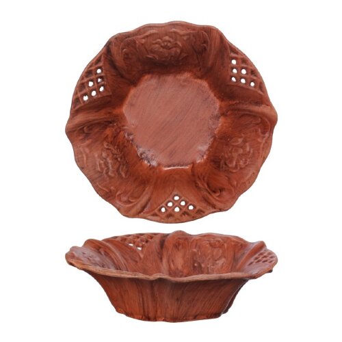 24008 (в кор.6наб.) - Набор Фруктовниц малых из 3- [01088905] 24008 (в кор.6наб.) - Набор Фруктовниц малых из 3-х шт., высота 55мм., диаметр 210мм., кр.глина, (Без упаковки)