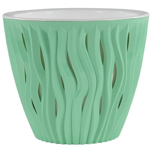 374138-РСВ (в уп.10шт.) - Кашпо "Вдохновение" (4,5 [01093159] 374138-РСВ (в уп.10шт.) - Кашпо "Вдохновение" (4,5л.) Цв. Мята (Арт. КШ-7938)