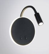 KL-RDL043 BK Led 9+3W 4000K Размер: D14см (40) све [01109463]