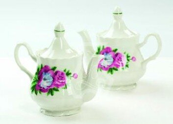 Д2с0161/1ф34 (в кор.12шт.) - Чайник 800см3 &quot;Пион&quot; [01051048] Д2с0161/1ф34 (в кор.12шт.) - Чайник 800см3 "Пион" ф. Романс, деколь, усик краской или люстром