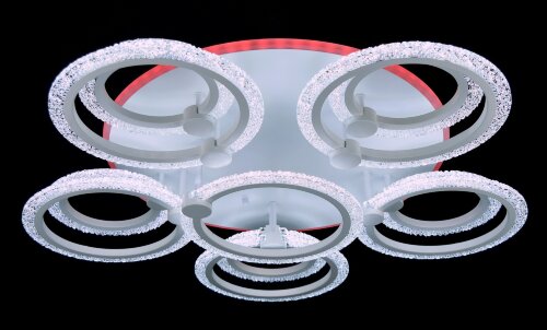 МС-LI8879/5+5+1B WH (RGB) Led 202W+15W 3000K+4000K [01096515] МС-LI8879/5+5+1B WH (RGB) Led 202W+15W 3000K+4000K+6500K диммер (1) светильник потолочный