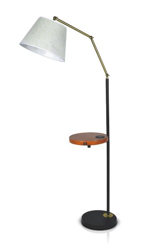 Т2225 BK светильник напольный Особенность: беспров [01104169] Т2225 BK светильник напольный Особенность: беспроводная и USB зарядка, (2 шт)