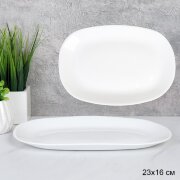 742971 (в уп.24шт.) - Блюдо прямоугольное 230 мм / [01111821]