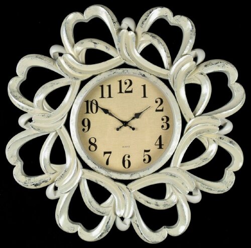 2848-13H-XYM Бежевый (в уп.6шт.) - Часы настенные, [01090139] 2848-13H-XYM Бежевый (в уп.6шт.) - Часы настенные, размер: D61*B4,8см, материал: пластик, стекло, кварцевый бесшумный механизм с плавным ходом.