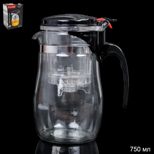 603840 (в уп.60шт.) - Френч-пресс 750мл. /d4/750ml [01083569] 603840 (в уп.60шт.) - Френч-пресс 750мл. /d4/750ml/, материал: пластик, стекло.