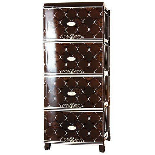 378913-РСВ (в уп.1шт.) - Комод 4-х секционный &quot;Эле [01093057] 378913-РСВ (в уп.1шт.) - Комод 4-х секционный "Элегант" Шоколадный г.Пятигорск