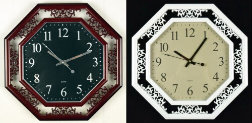 WS-5753 (в кор.8шт.) - Часы настенные, 2 цвета, ра [01087438] WS-5753 (в кор.8шт.) - Часы настенные, 2 цвета,(белый , бордовый) размер: 41,5х41,5х4,3см, материал: пластик, стекло, кварцевый бесшумный механизм с плавным ходом.
