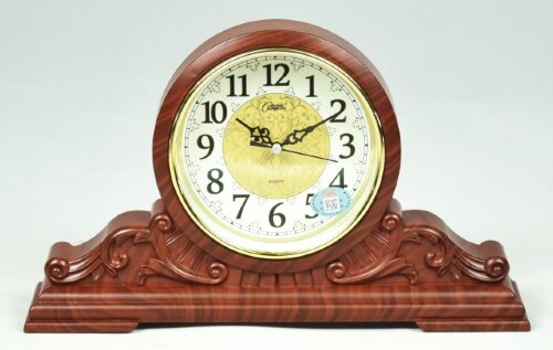 С6830 LB (в уп.10шт) размер 25*42см., часы настоль [01090676] С6830 LB (в уп.10шт) размер 25*42см., часы настольные кварцевые, коричневые, пластиковый корпус.