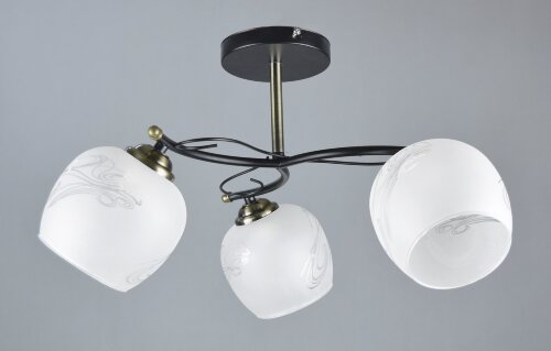 С-YX8697/3 BK+AB (4) АКЦИЯ светильник потолочный [01096356] С-YX8697/3 BK+AB (4) АКЦИЯ светильник потолочный