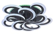 МС-LI8462/5+5A GRAPHITE (RGB) Led 84W+8W 3000K+400 [01101771]