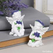 748177 (в уп.480шт.) - Фигурка Ангел лаванда 6см. [01110740]