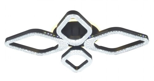 Х20394/2+2+1 BK АКЦИЯ подсветка 3000+BL LED 89W 30 [01094398] Х20394/2+2+1 BK АКЦИЯ подсветка 3000+BL LED 89W 3000K-6000K диммер (1) светильник потолочный