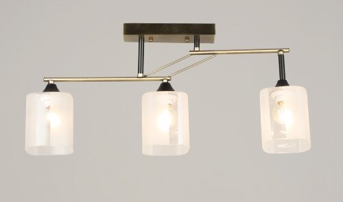 ВР-K2323/3 AB+BK L600*W120*H280мм (6) светильник п [01109597] ВР-K2323/3 AB+BK L600*W120*H280мм (6) светильник потолочный