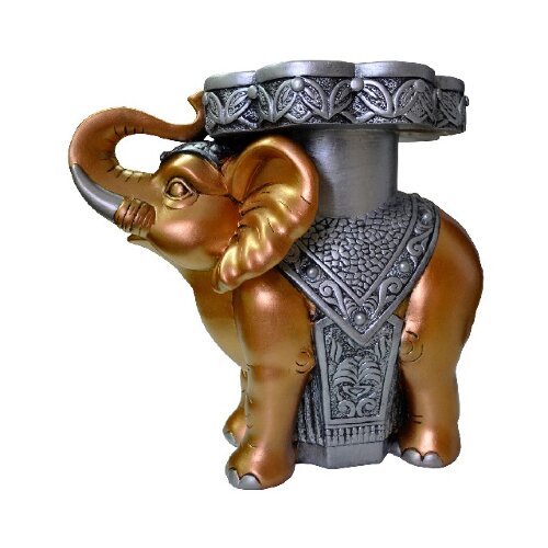 23815 (в кор.2шт.) - Сувенир-подставка &quot;Слон №10&quot;, [01088755] 23815 (в кор.2шт.) - Сувенир-подставка "Слон №10", цветной, высота 340мм, (Без упаковки)