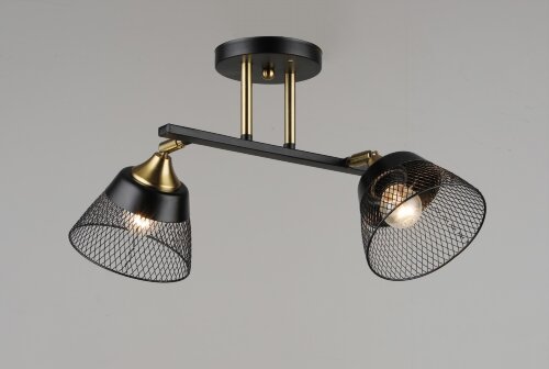 ВР-N6823/2 BK+COP L400*W340*H250 мм (10) светильни [01109611] ВР-N6823/2 BK+COP L400*W340*H250 мм (10) светильник потолочный