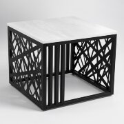 СтЖ104 Стол журнальный, 51х51х42 см, ЛДСП белый па [01109379]