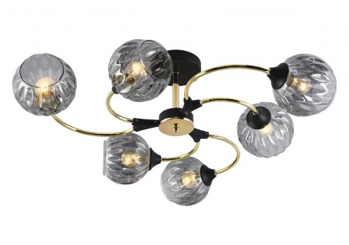 МС-XA1365/6 BK+FGD (4) светильник потолочный [01102761] МС-XA1365/6 BK+FGD (4) светильник потолочный