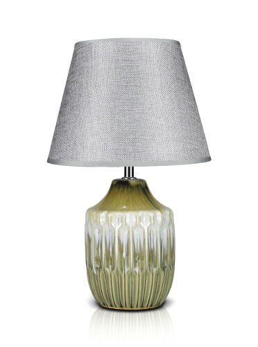 К-F636-7.5 Grey+Grey shade H39см (24) светильник н [01090412] К-F636-7.5 Grey+Grey shade H39см (24) светильник настольный